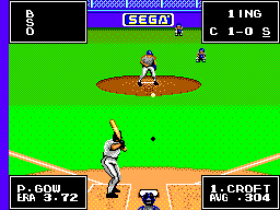 American Baseball (Europe) In game screenshot